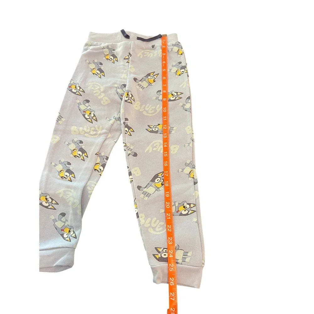 Bluey‎ Girls Boys Fleece Hoodie and Joggers Tracksuit Set Light Blue Size 6